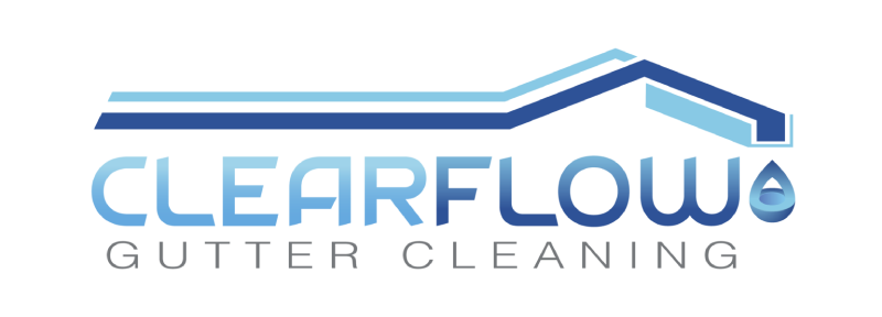 Clear Flow Gutter Cleaning Logo Grey